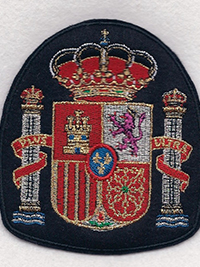 Parche escudo España rojo Termoadhesivo - Artesanía Alma